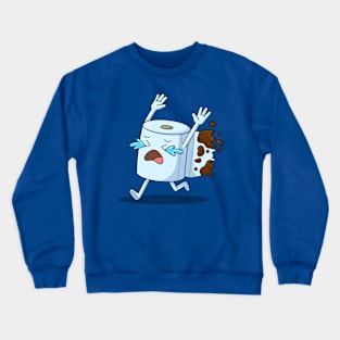 Crying Toilet Paper Crewneck Sweatshirt